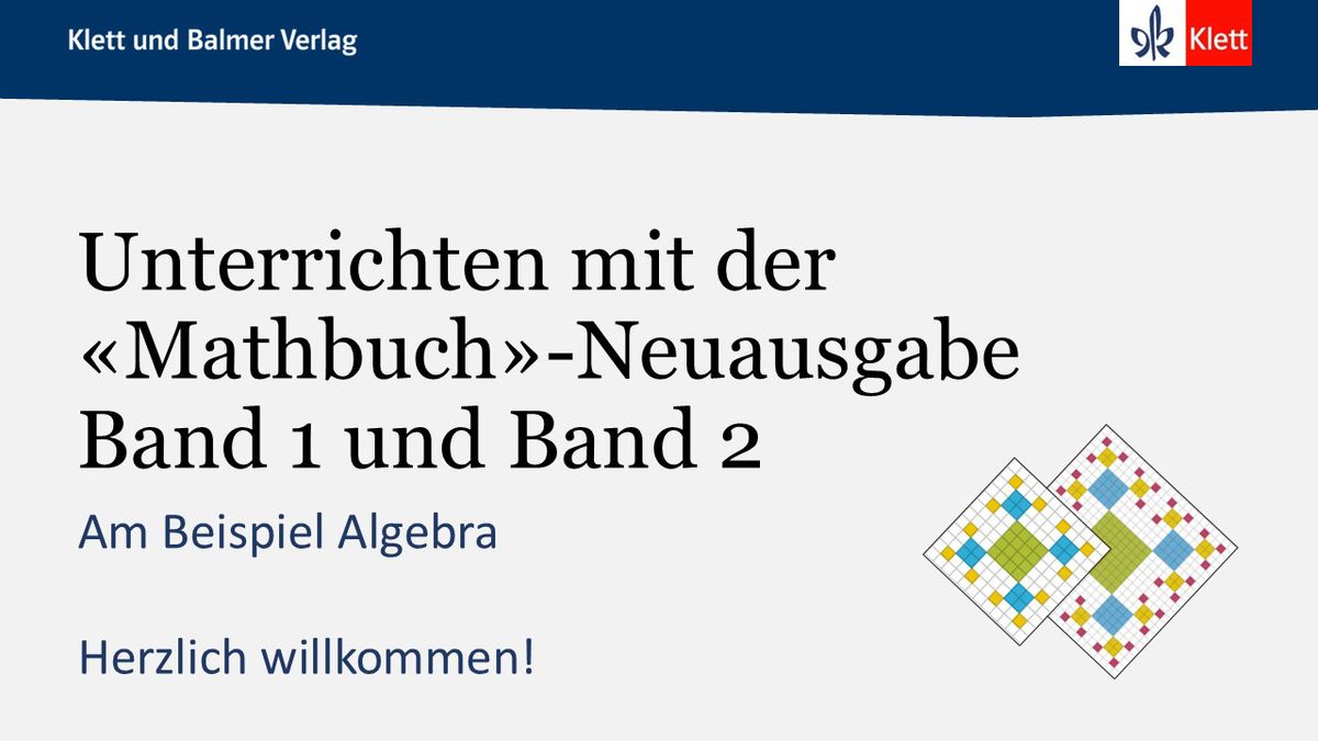 Thumbnail Mathbuch Webinar Aufzeichnung 2026 klett und balmer