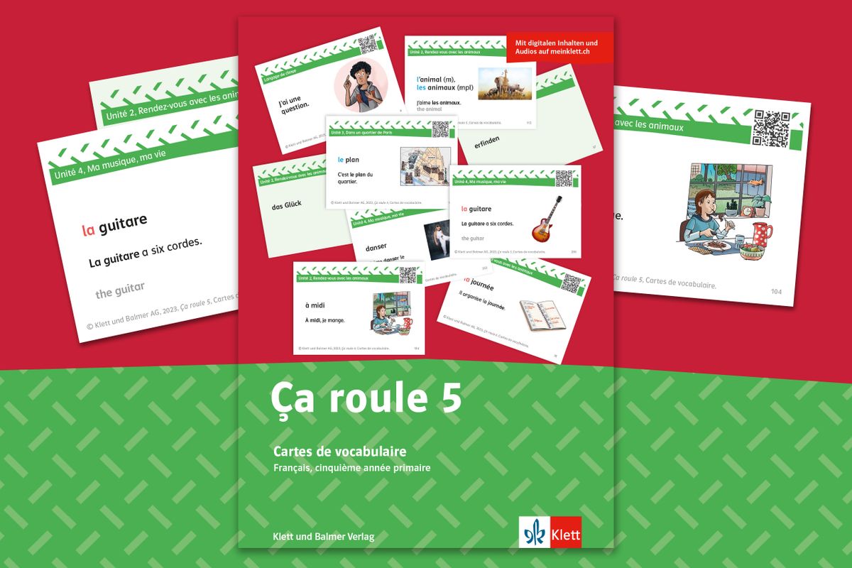 Cartes de vocabulaire ca roule 5 klett und balmer