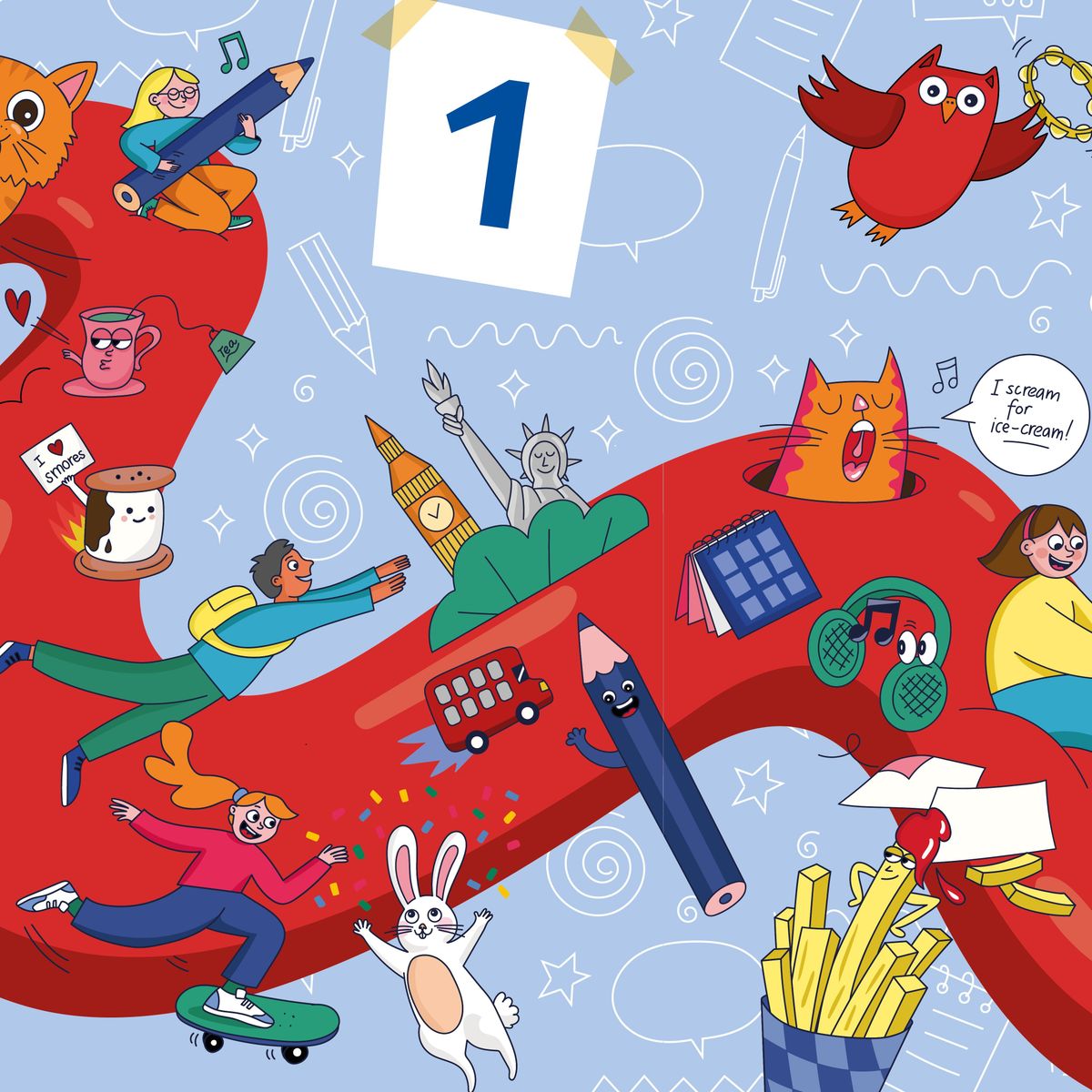 Young World Band 1 quadratisch